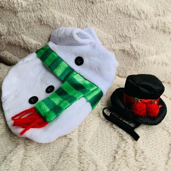 Thrills and chills Guinea pig Christmas Santa Claus 2 pc costume with hat. GUC - Picture 2 of 10